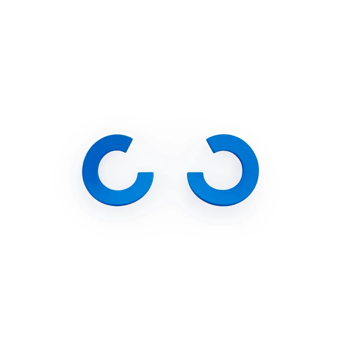 COS Twisted Circle-Cut Stud Earrings thumbnail