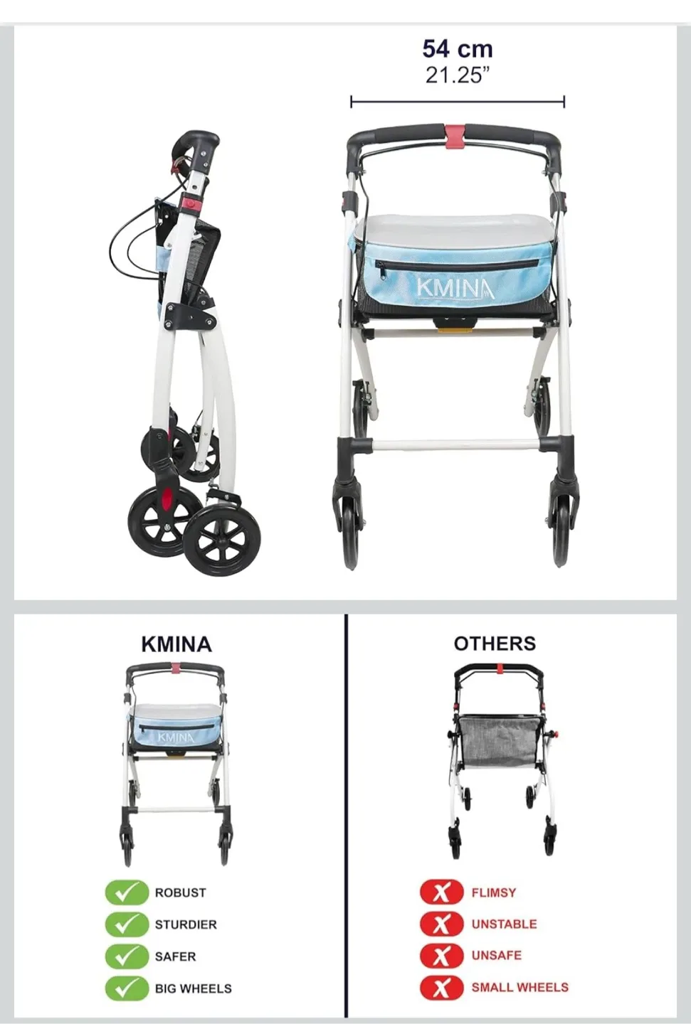 Kmina WalkTheFuture Adult Walker - Like New! image indicator(3)