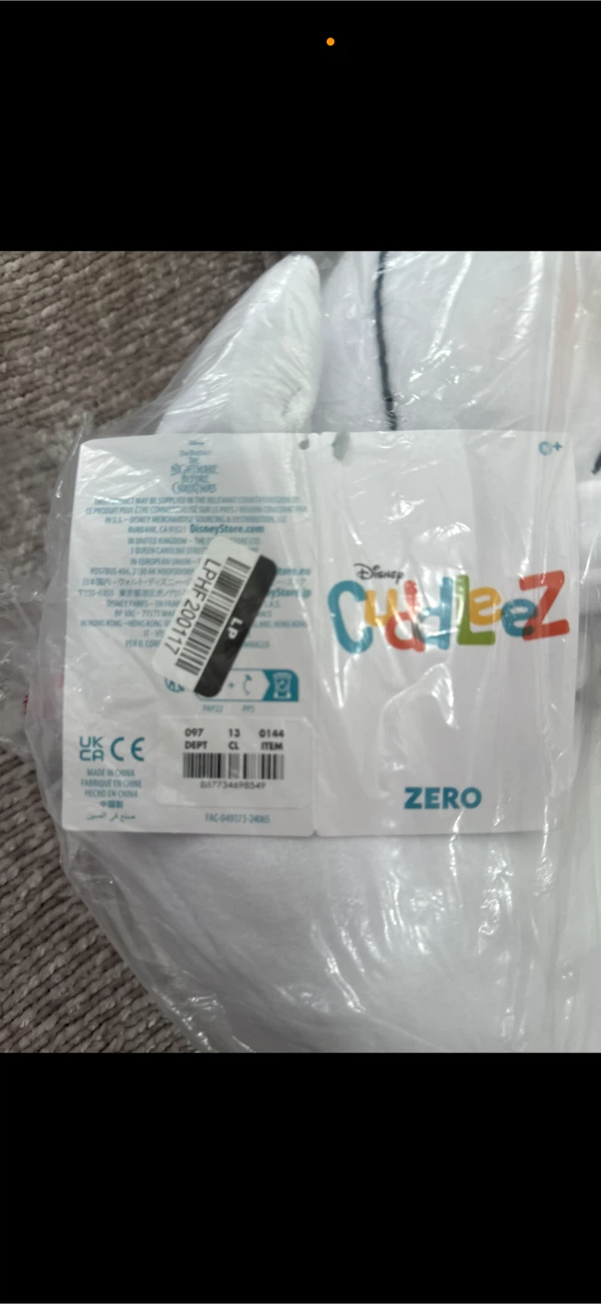 Disney Chilleez Zero Plush - Nightmare Before Christmas - photo 4