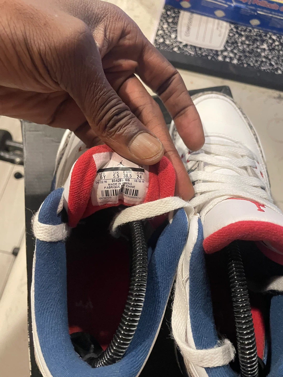 True blue Jordan 3’s - photo 4