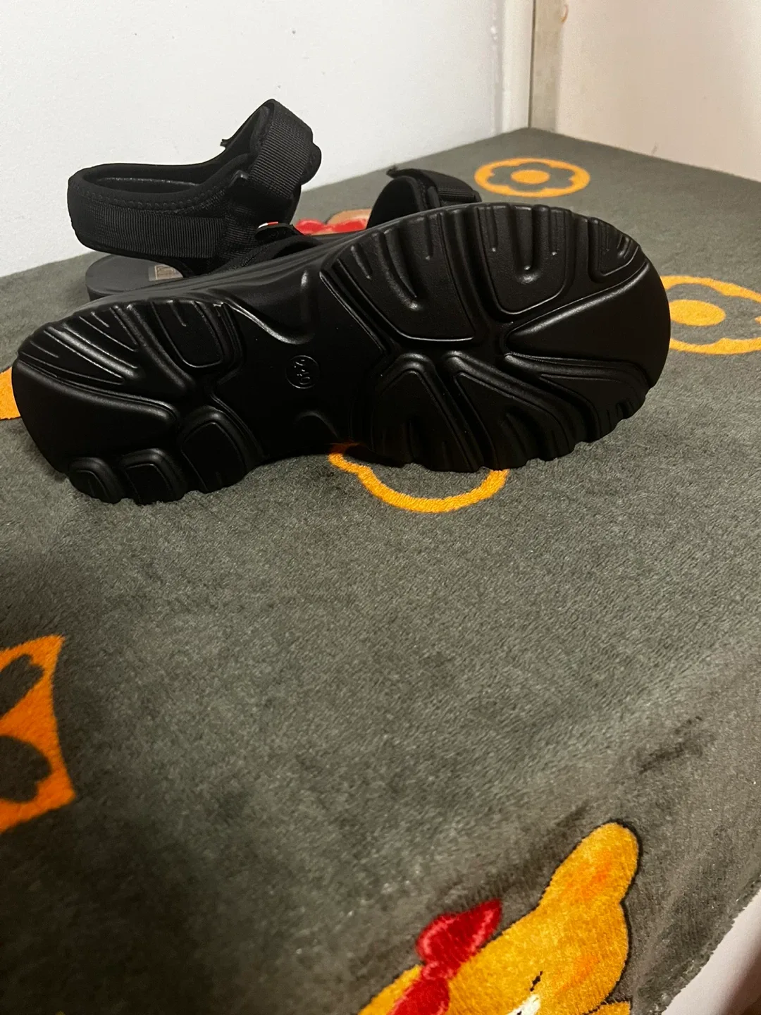 Tommy Hilfiger Black Sandals Size 8 image indicator(3)