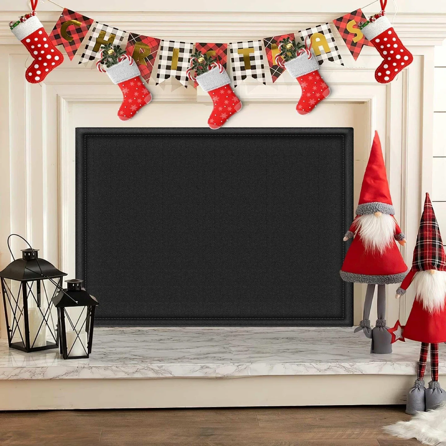 CADARA Fireplace Draft Stopper - Large 51" W x 39" H thumbnail