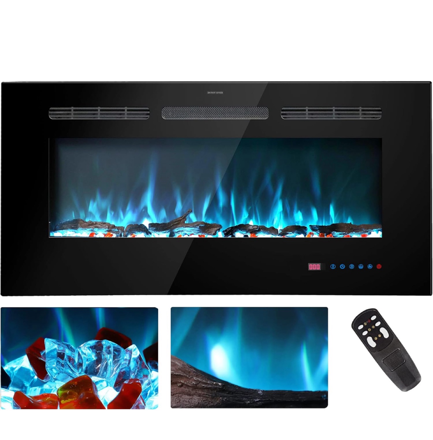 Electric Fireplace Insert, 30-inch