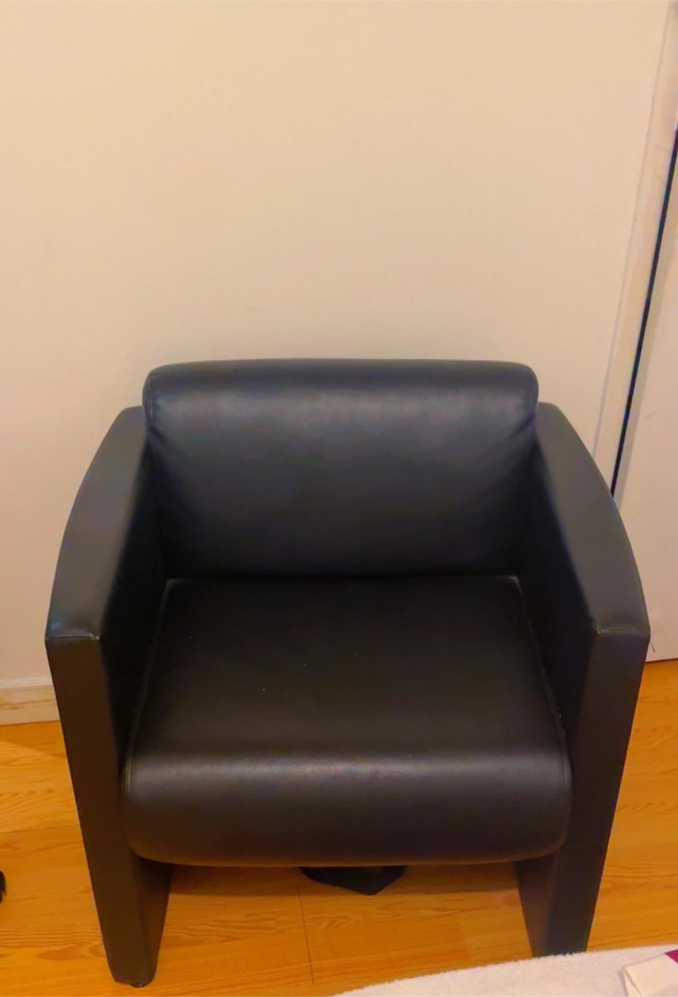 Black Leather Armchair