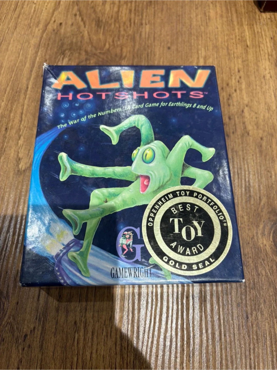 Alien Hotshots Intergalactic WAR Card Game Gamewright GC Vintage thumbnail
