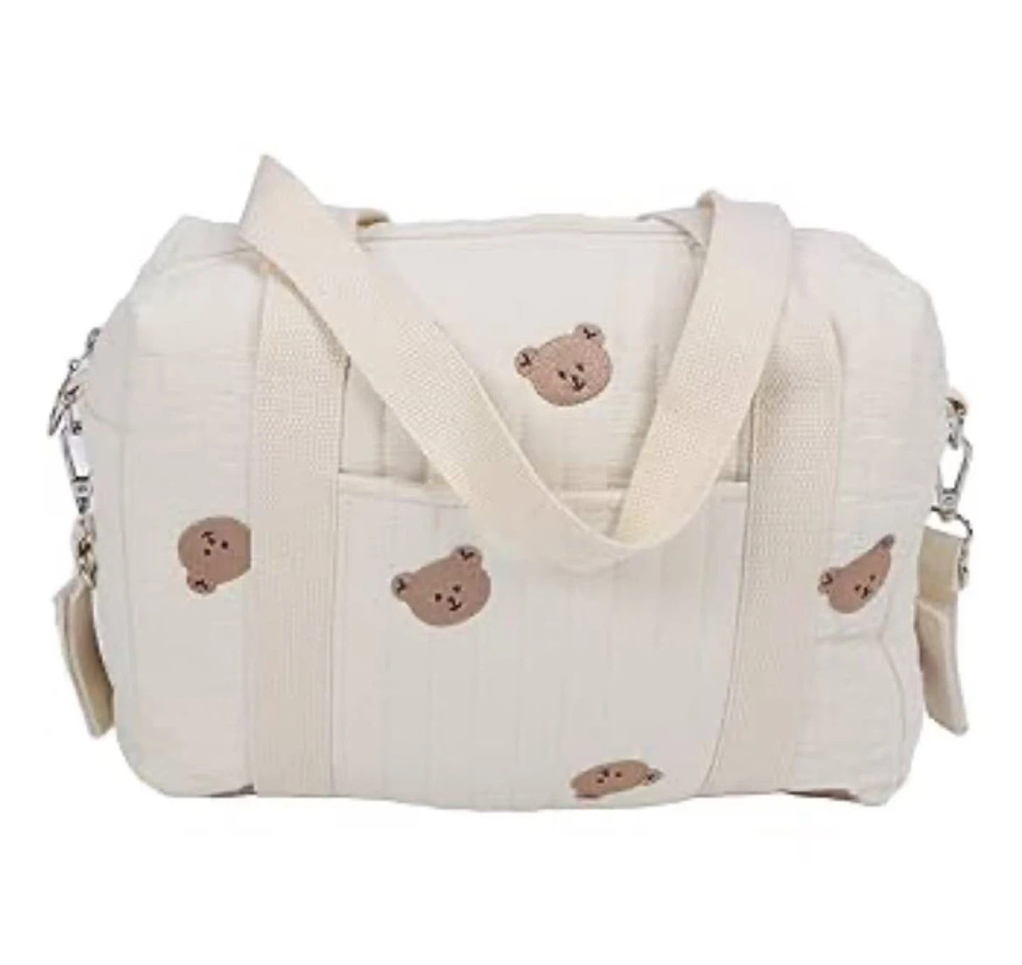 Bear Design Diaper Bag - 12.6" x 9.8"