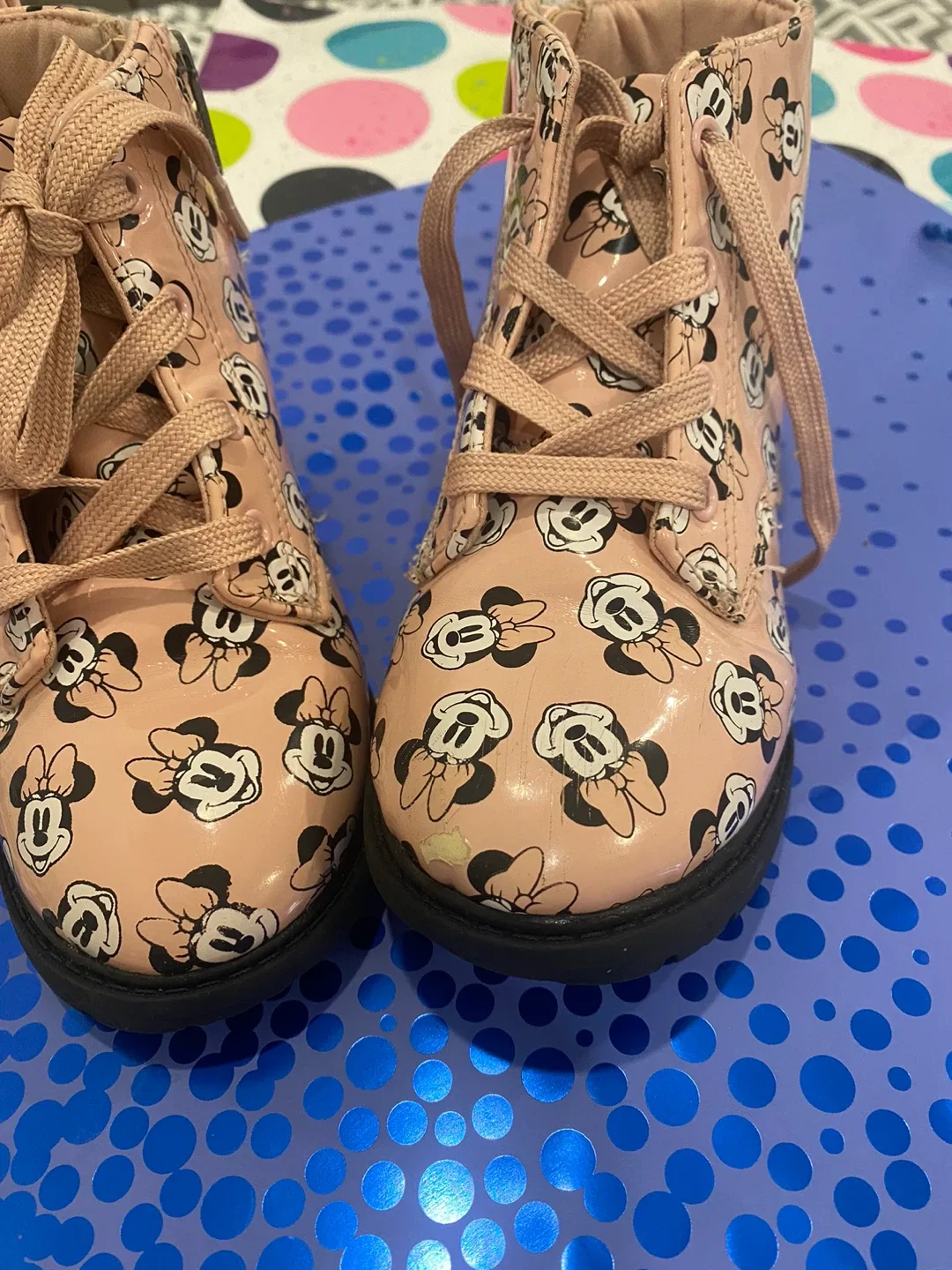 Minnie Mouse Pink Boots - Size 10 image indicator(2)