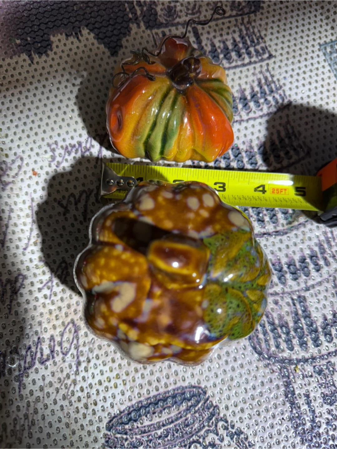 🧡 Ceramic Fall Pumpkin Decor - Set of 2 - photo 2