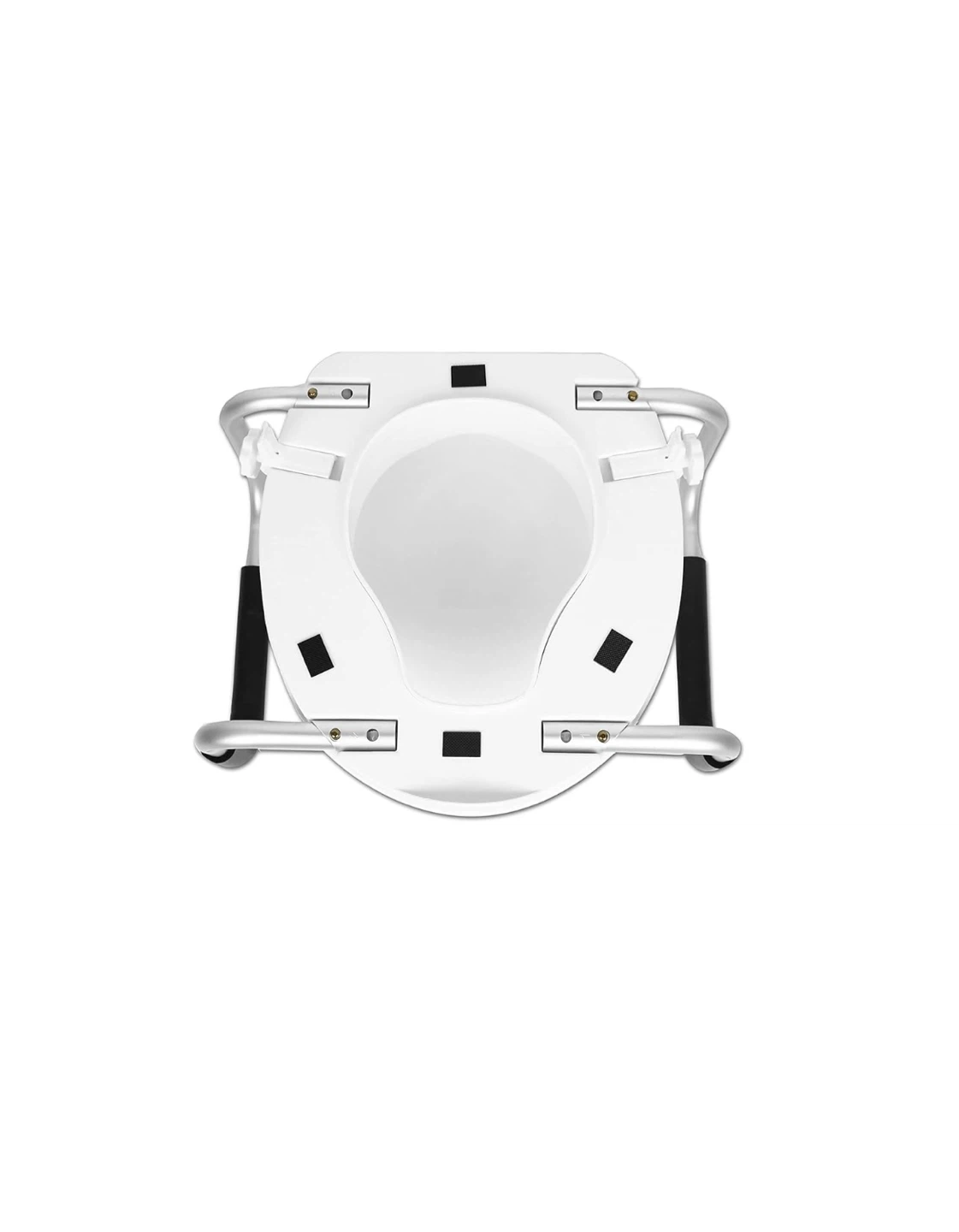 Raised Toilet Seat with Safety Rails - photo 2