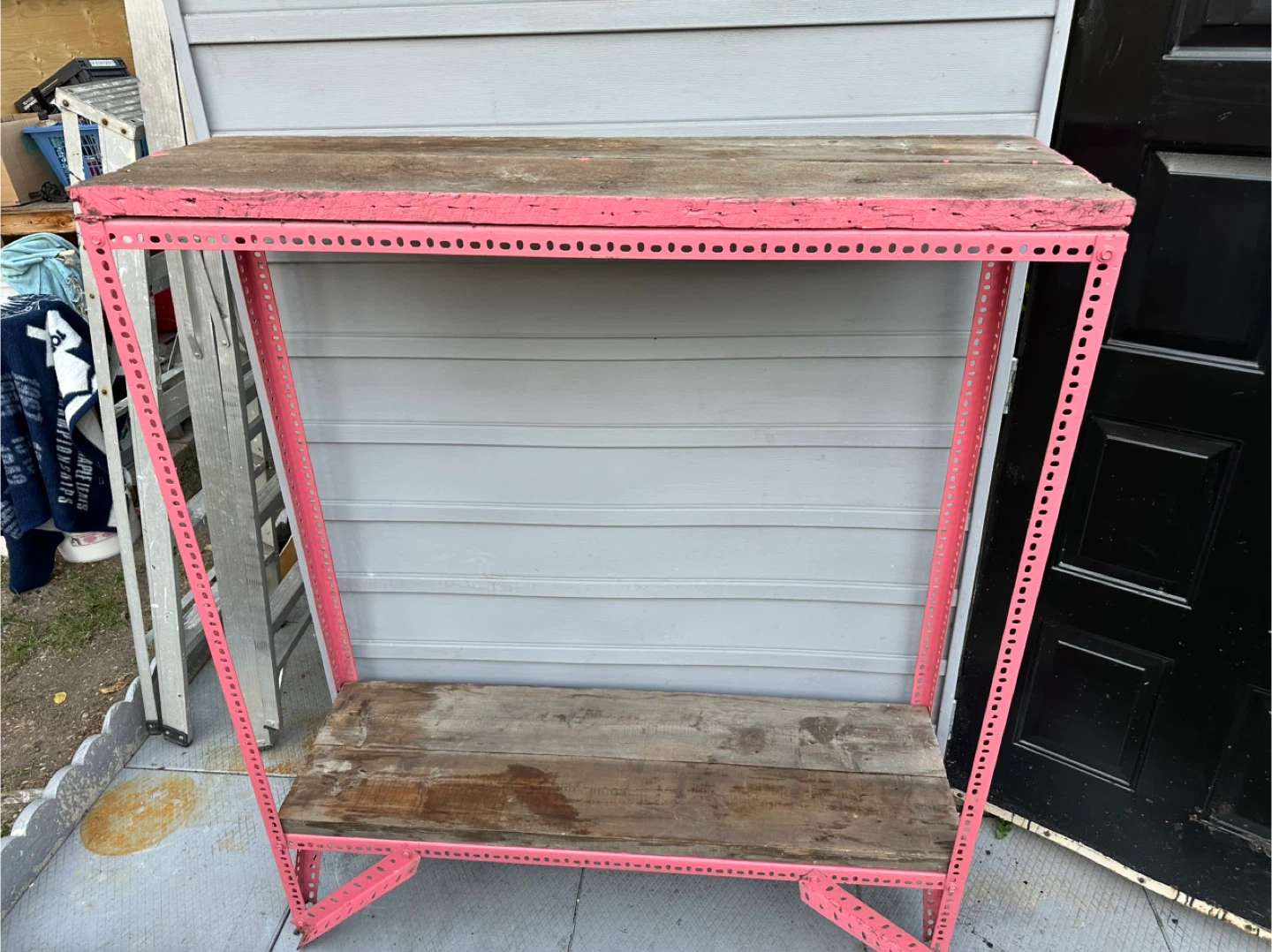 Heavy shelf Metal & Wood