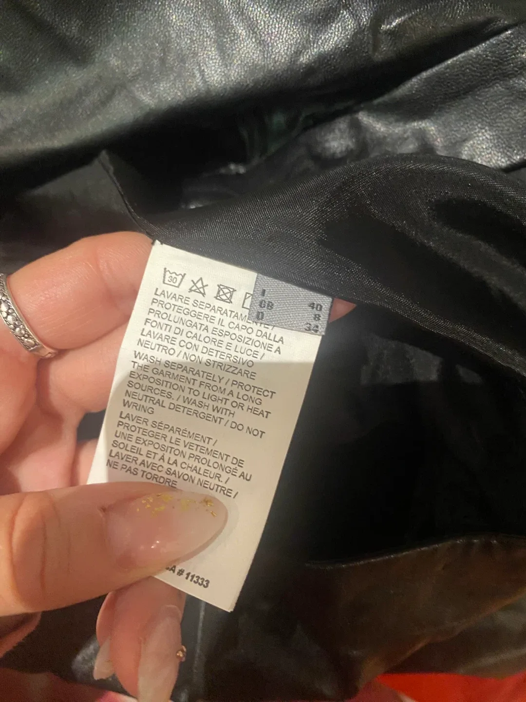 PINKO Black Skirt Size 40 image indicator(5)