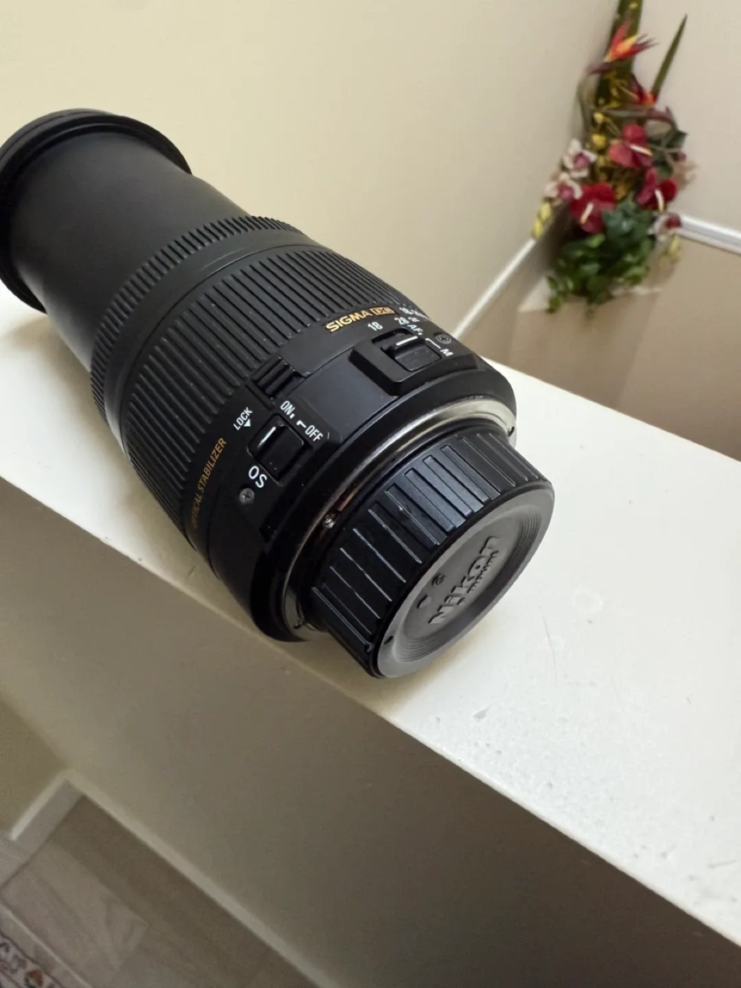 Nikon sigma 18-250mm f/3.5-6.3 DC Macro HSM Lens image indicator(2)
