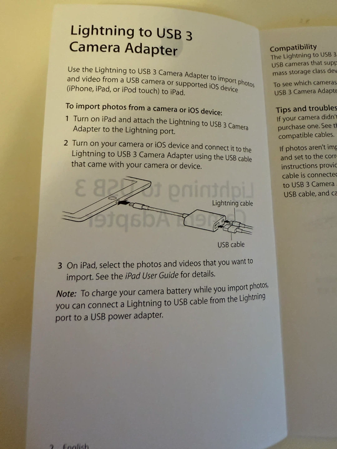 Apple Lightning to USB 3 Camera Adapter - photo 4