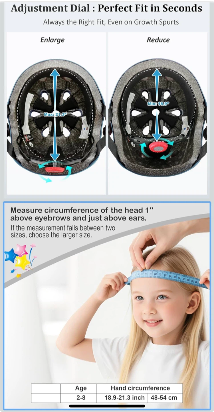Kamugo Kids Helmet & Pad Set - Black Size S - photo 4