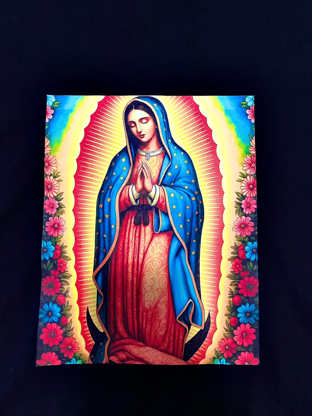 Lady of Guadalupe T-Shirt (Virgin Mary/Catholic) Large Size - photo 2