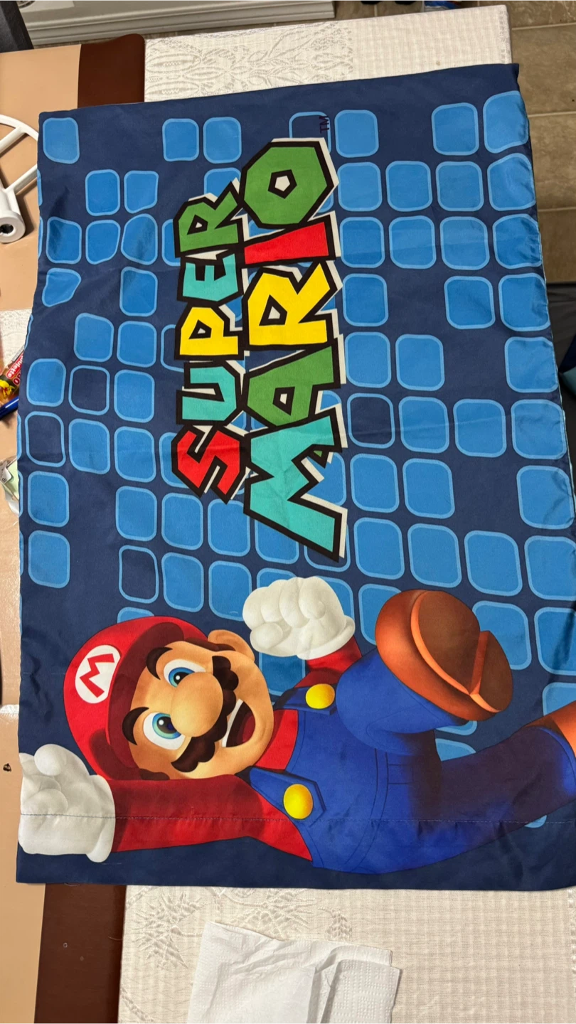 Nintendo Super Mario Pillowcase Set - photo 2