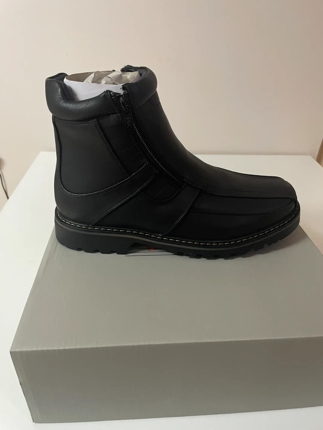 Bravo Men Winter Boot DEAN-12 Black Size 9M - NEW image indicator(2)