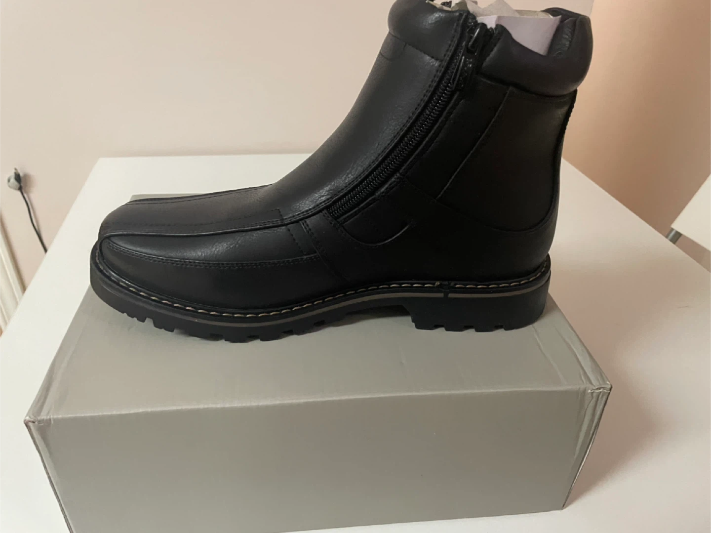 Bravo Men Winter Boot DEAN-12 Black Size 9M - NEW