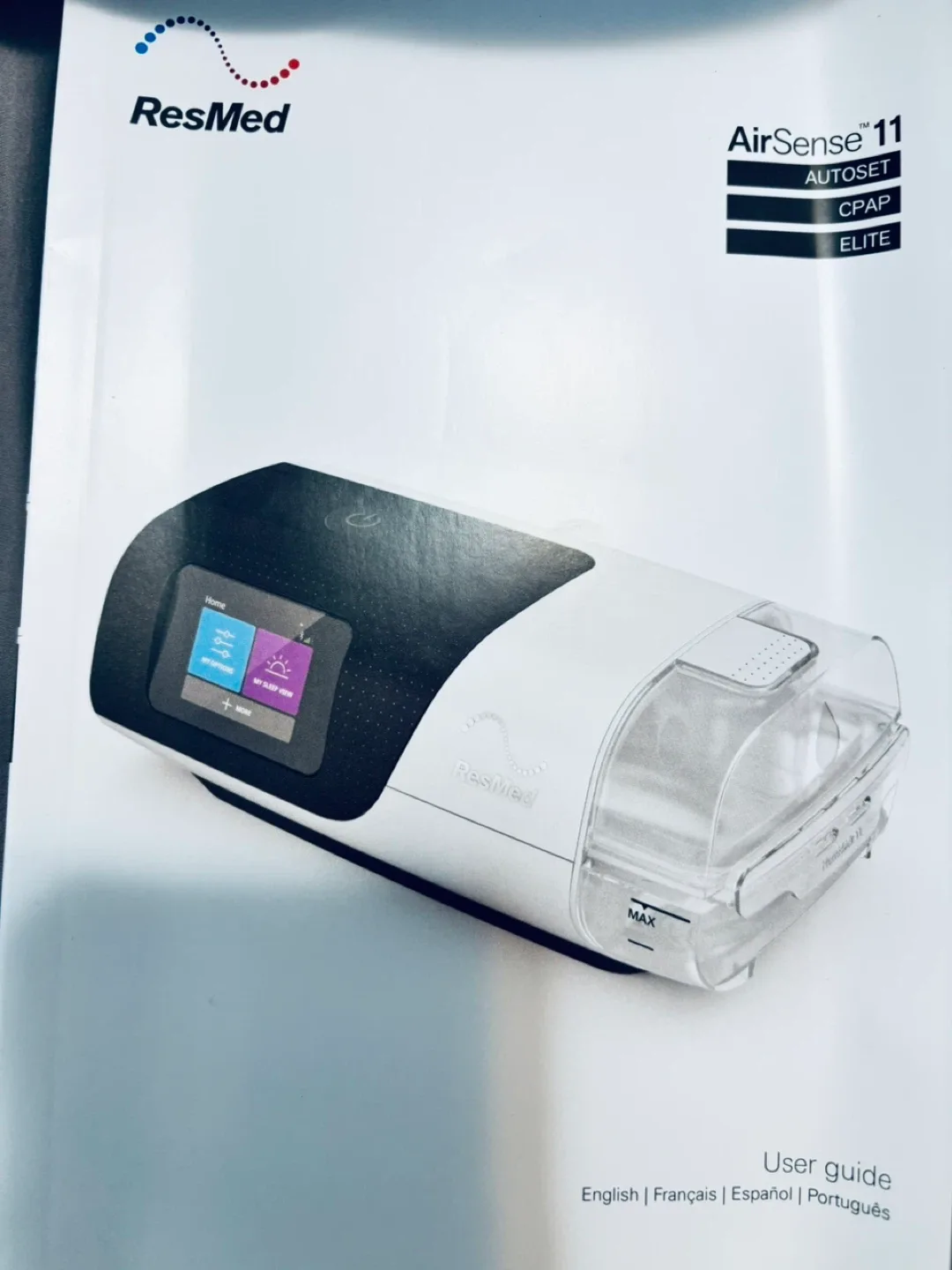 ResMed AirSense 11 CPAP Machine with AirFit F20 Mask image indicator(4)