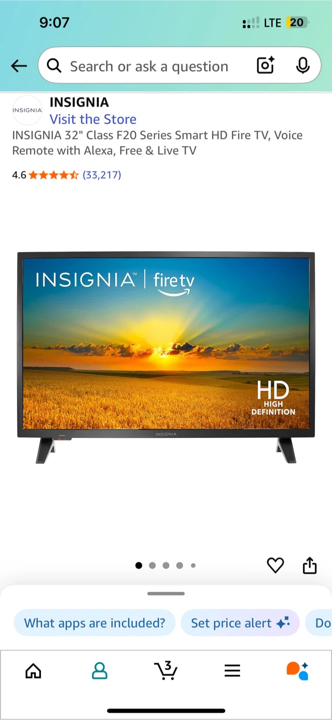 Insignia 32" Class F20 Series Smart HD Fire TV - photo 3