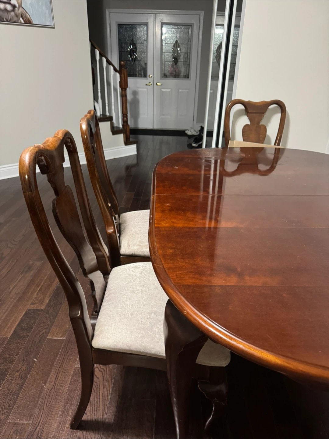 Dining Table with 6 Chairs - Wood - photo 3