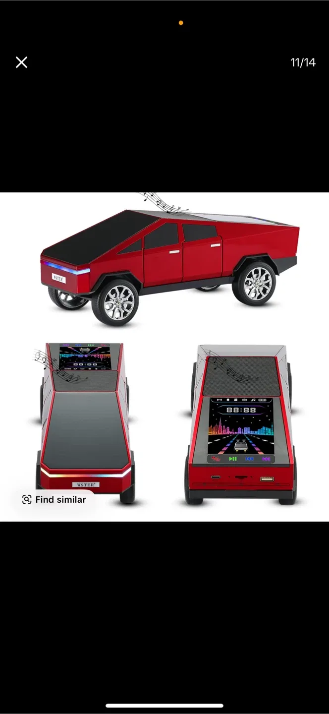 Tesla Cybertruck Bluetooth Speaker image indicator(3)