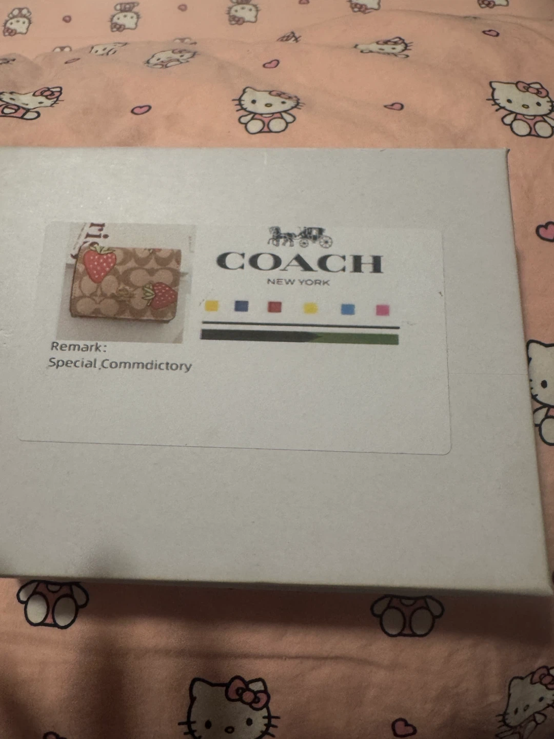 Coach Strawberry Print Trifold Wallet - photo 2