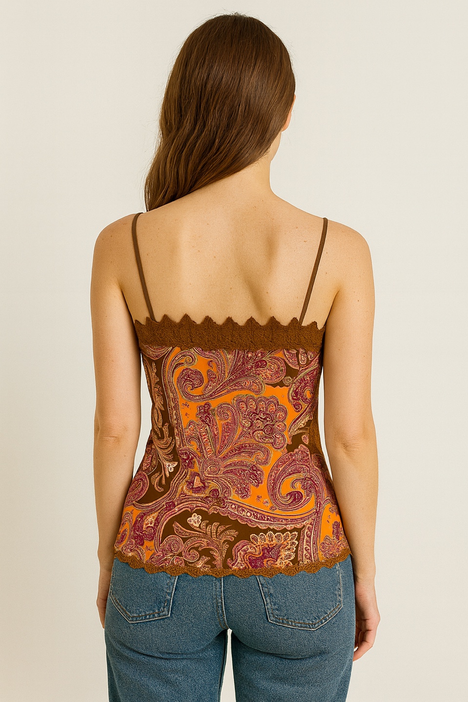 Rampage Paisley Print Tank Top - Size M - photo 3