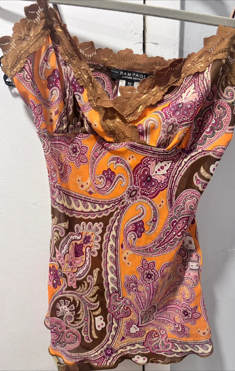 Rampage Paisley Print Tank Top - Size M image indicator(10)