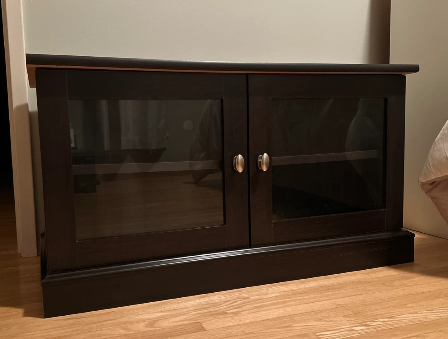 Dark Brown Media Cabinet
