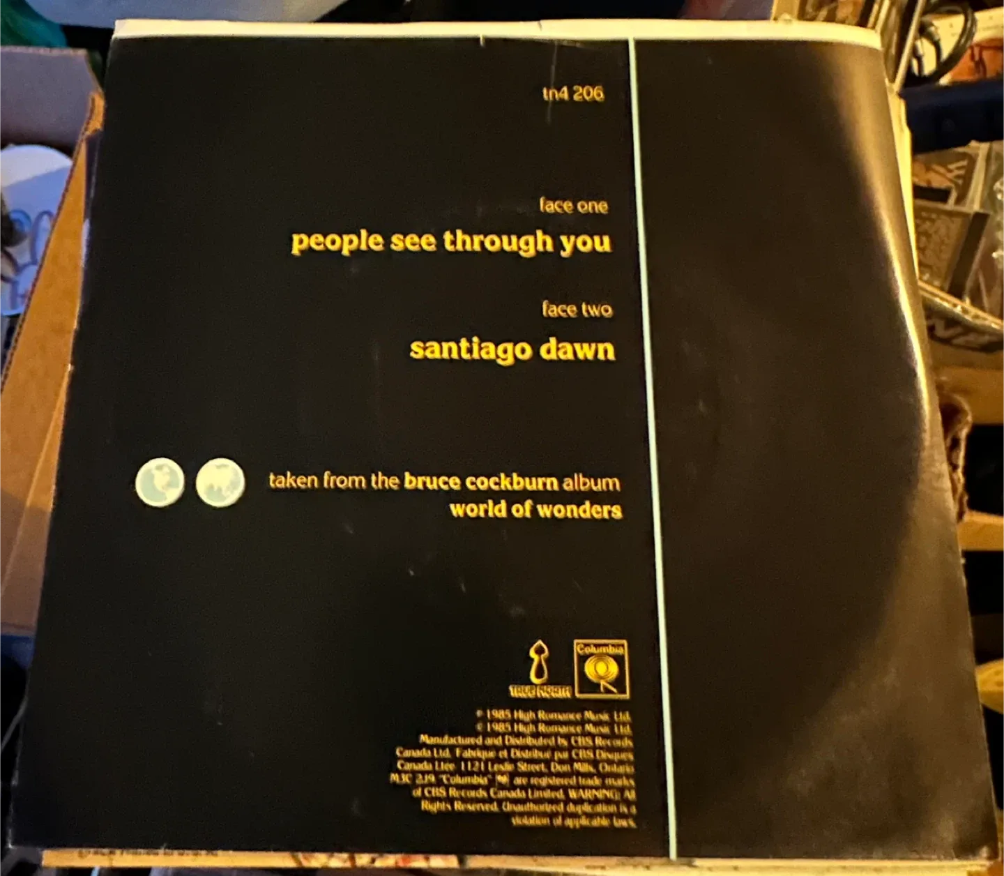 🧡 Bruce Cockburn 7” 45 vinyl record image indicator(2)