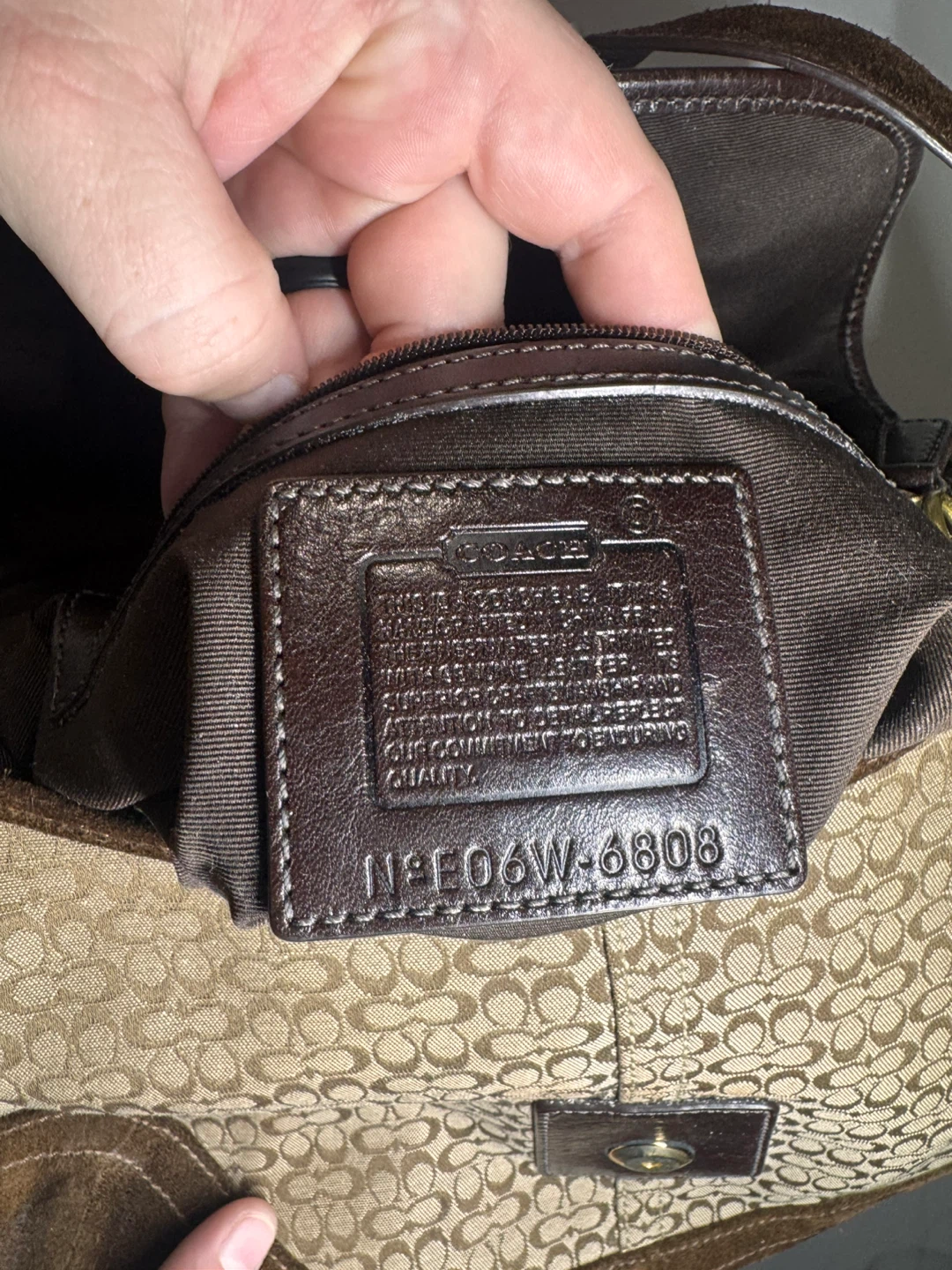 Vintage coach HOBO large - photo 3