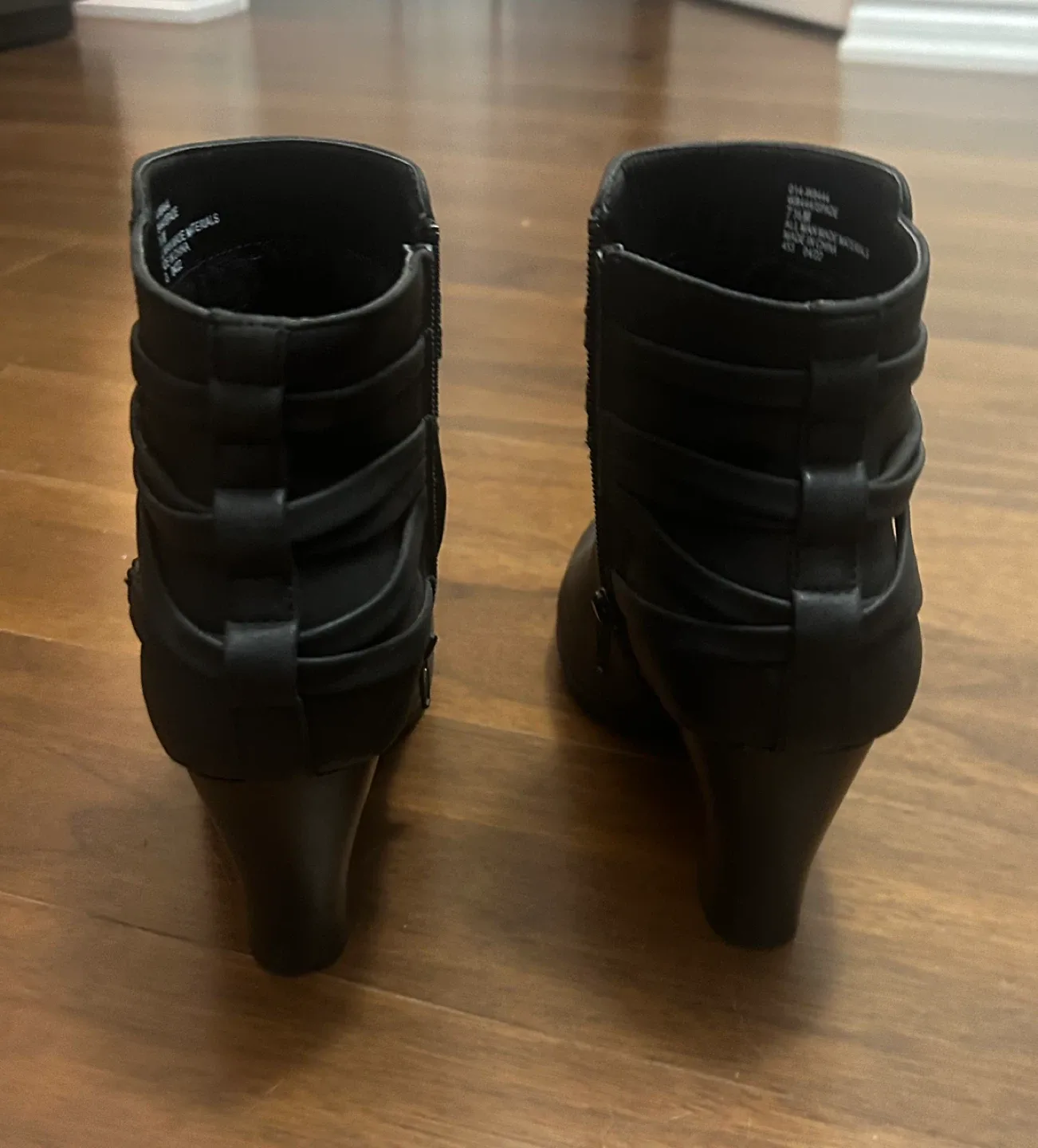 Black Ankle Boots - Size 7.5 image indicator(2)