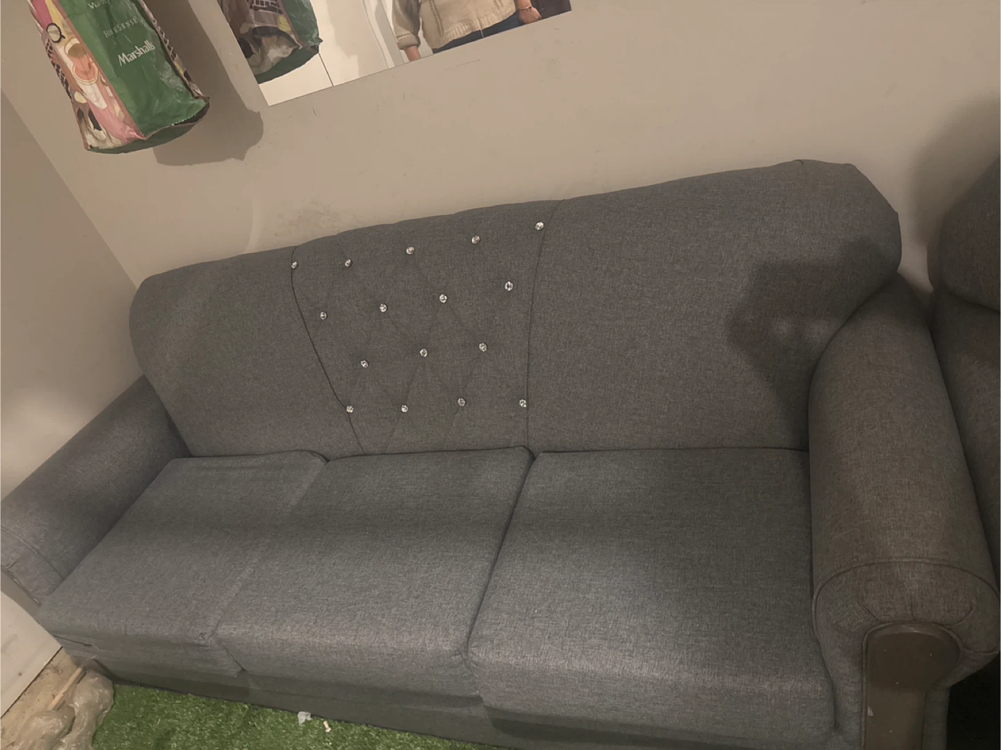 Grey Sofa Set - photo 2