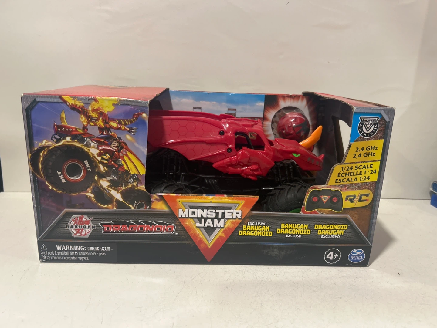 Bakugan Dragonoid Monster Jam RC Truck - New in Box!