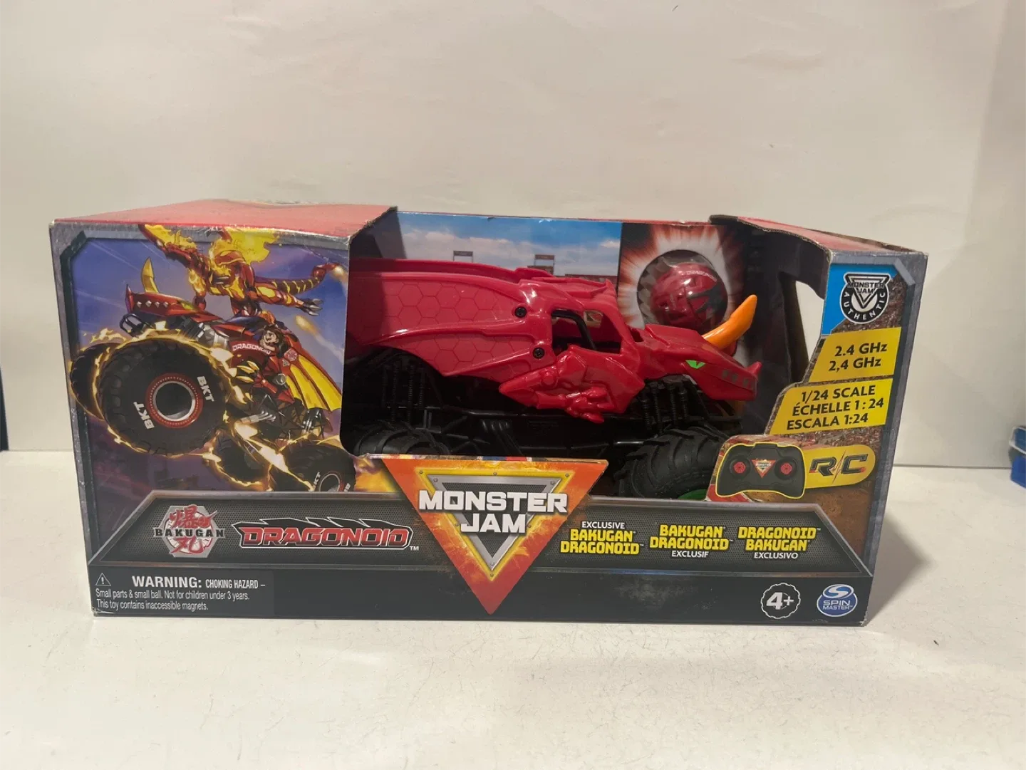 Bakugan Dragonoid Monster Jam RC Truck - New in Box! thumbnail