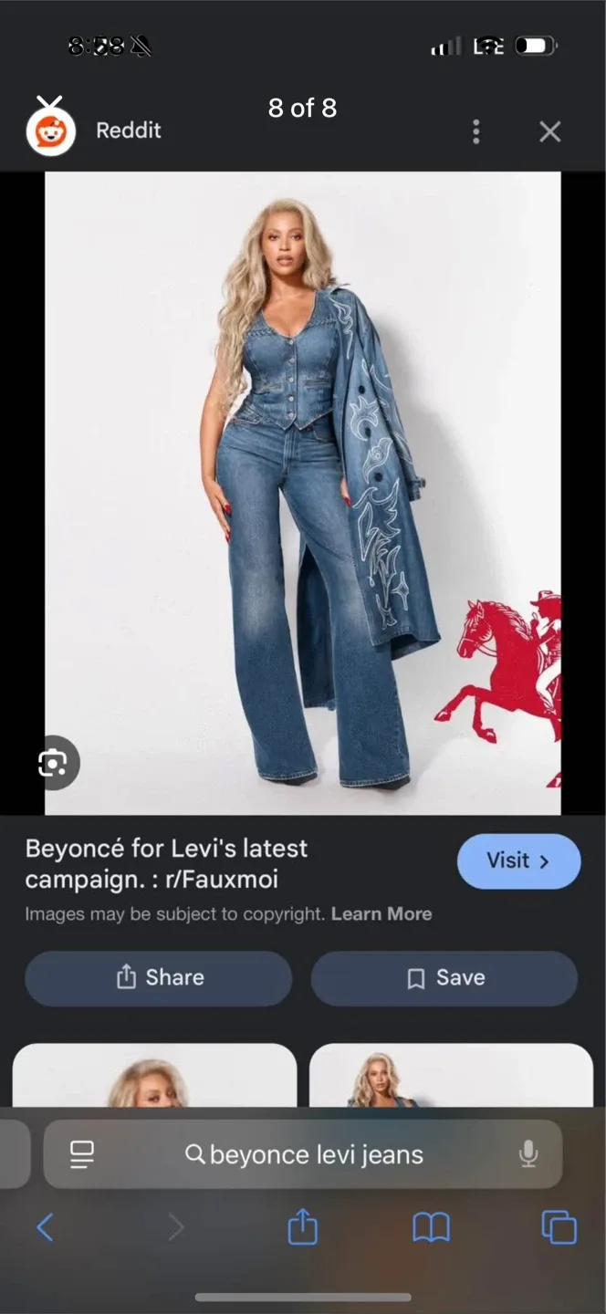 Levi's Wide Leg Jeans image indicator(8)