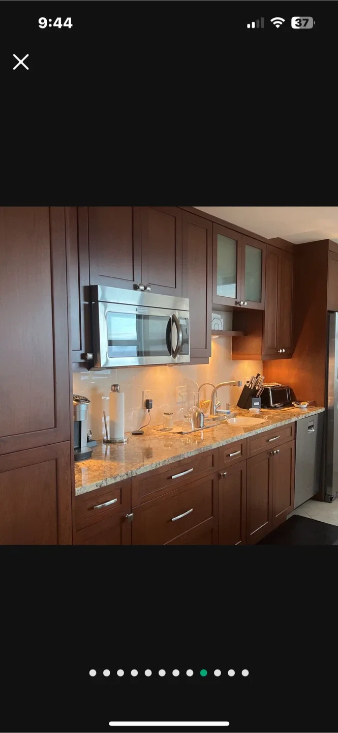 Full kitchen cabinets counter tops and appliances image indicator(10)