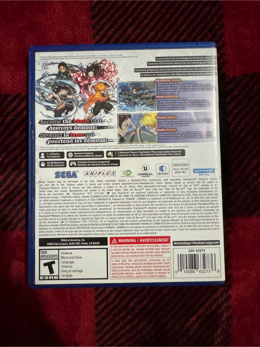 Demon Slayer: Hinokami Chronicles PS5 Game - photo 2