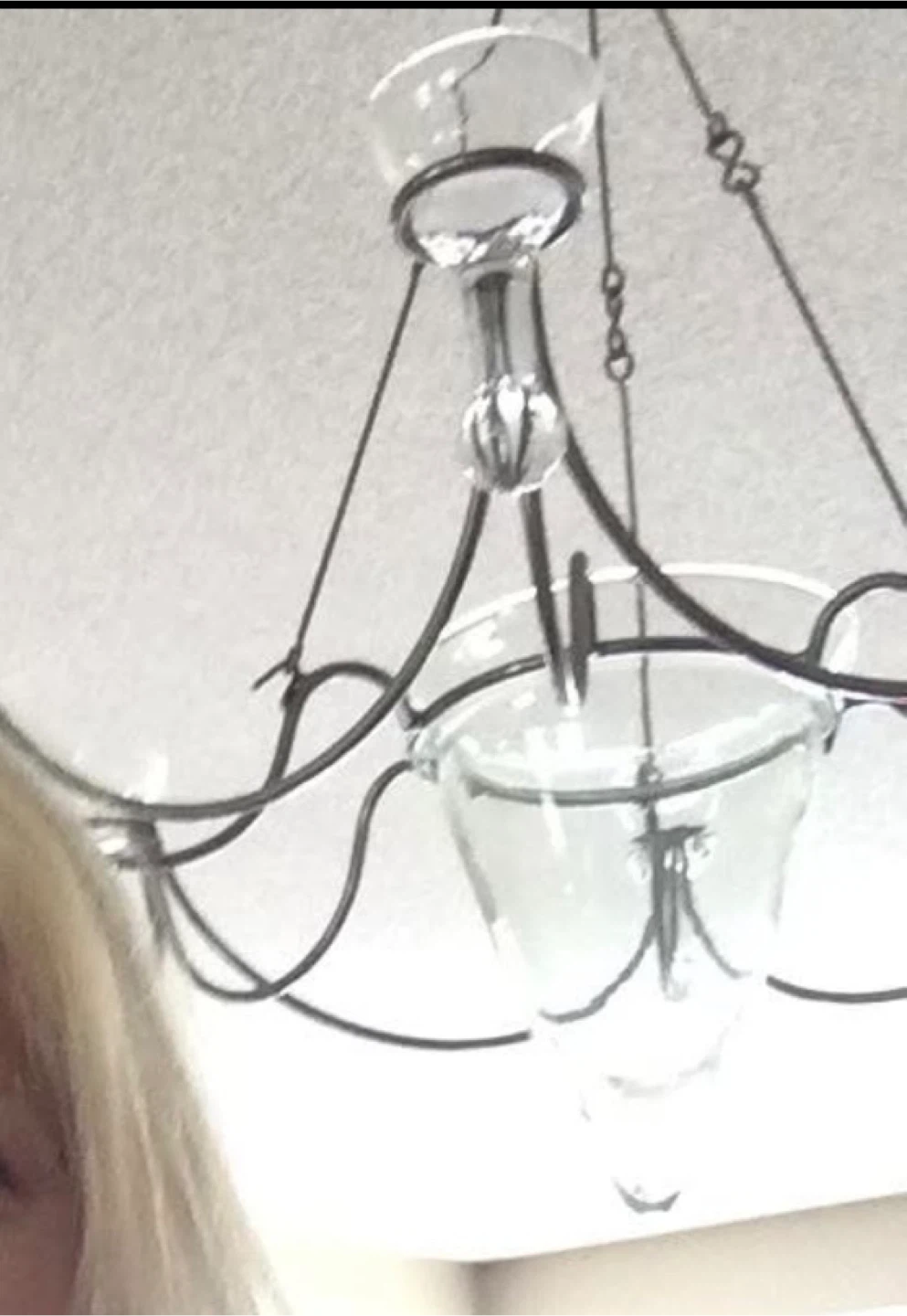 Chandelier Candle/Flower Vase Combo Lighting Fixture❤️