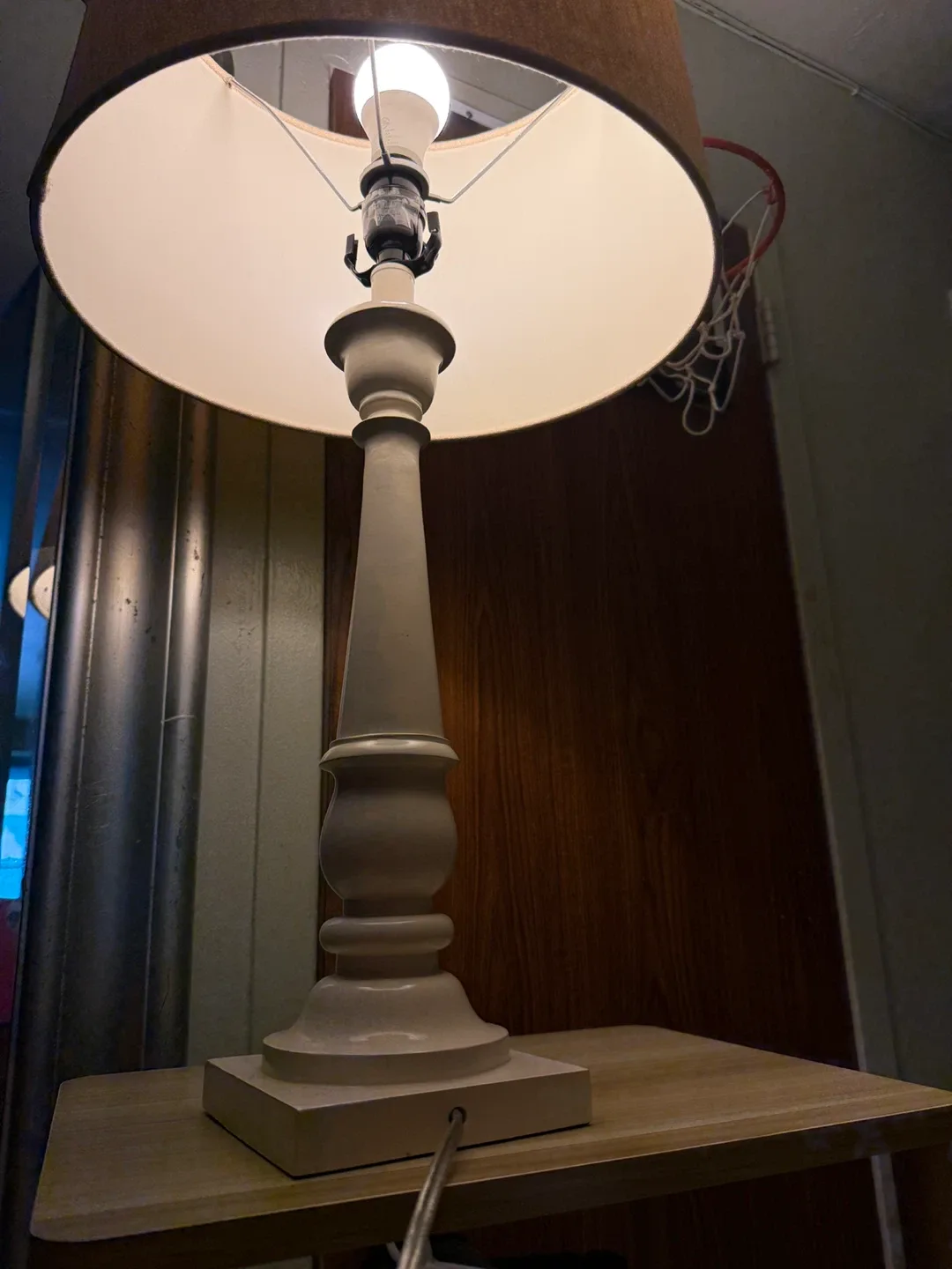 Table Lamp with Beige Shade 🧡 image indicator(2)