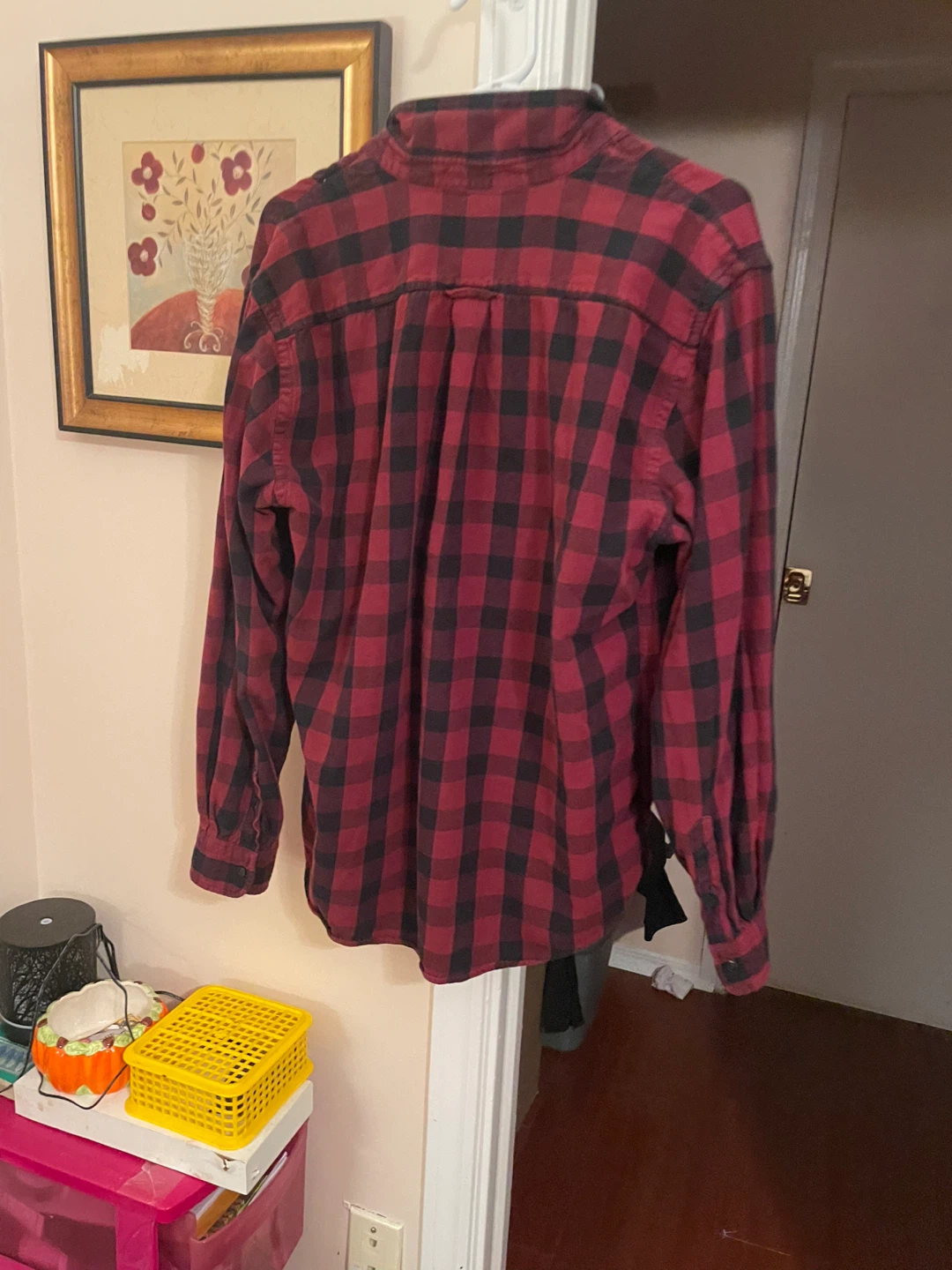 Men’s Red & Black Plaid Flannel - L/G - photo 4