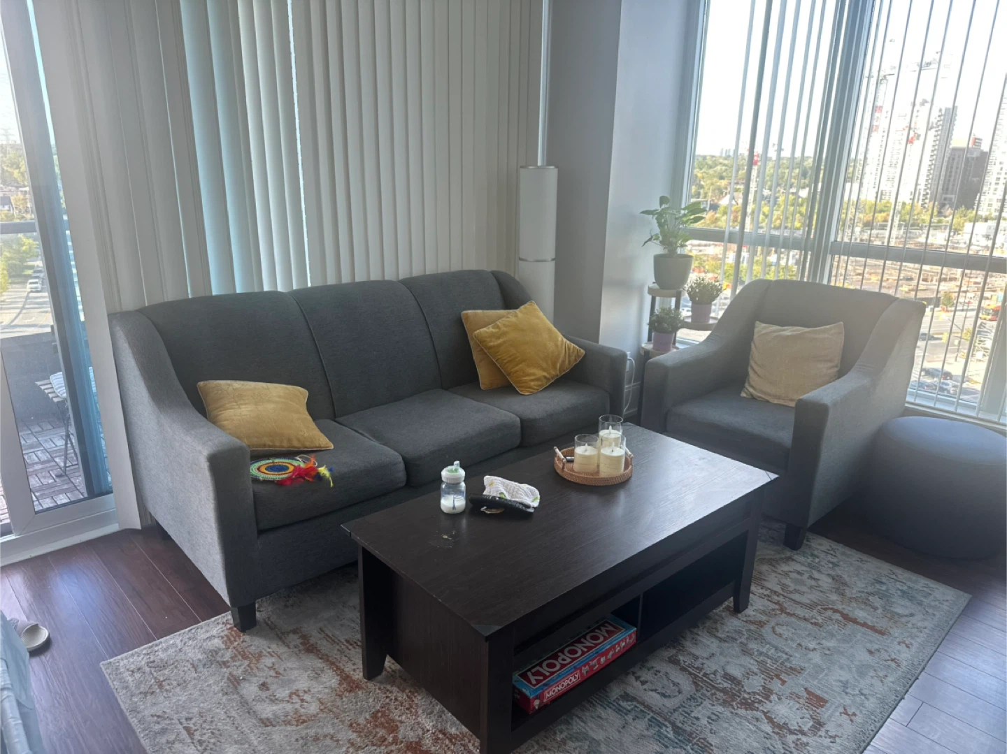 2 pc  Fabric Sofa Set - photo 3