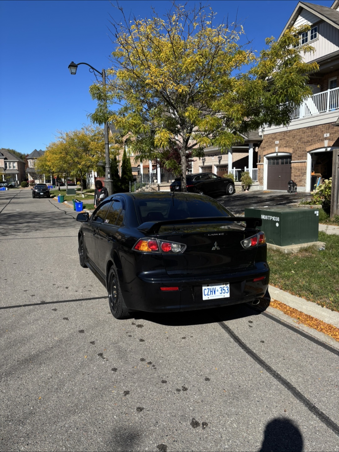Black Mitsubishi Lancer