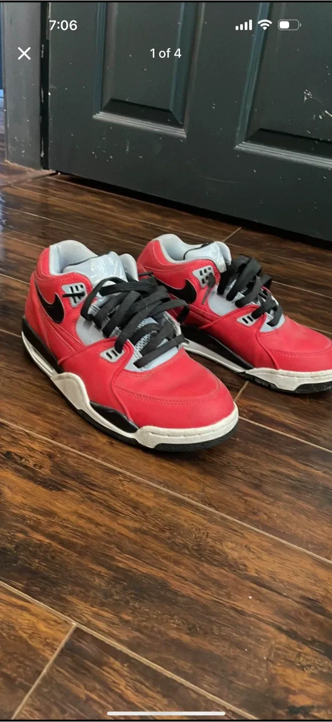 Nike Air Flight Sneakers - Red image indicator(2)