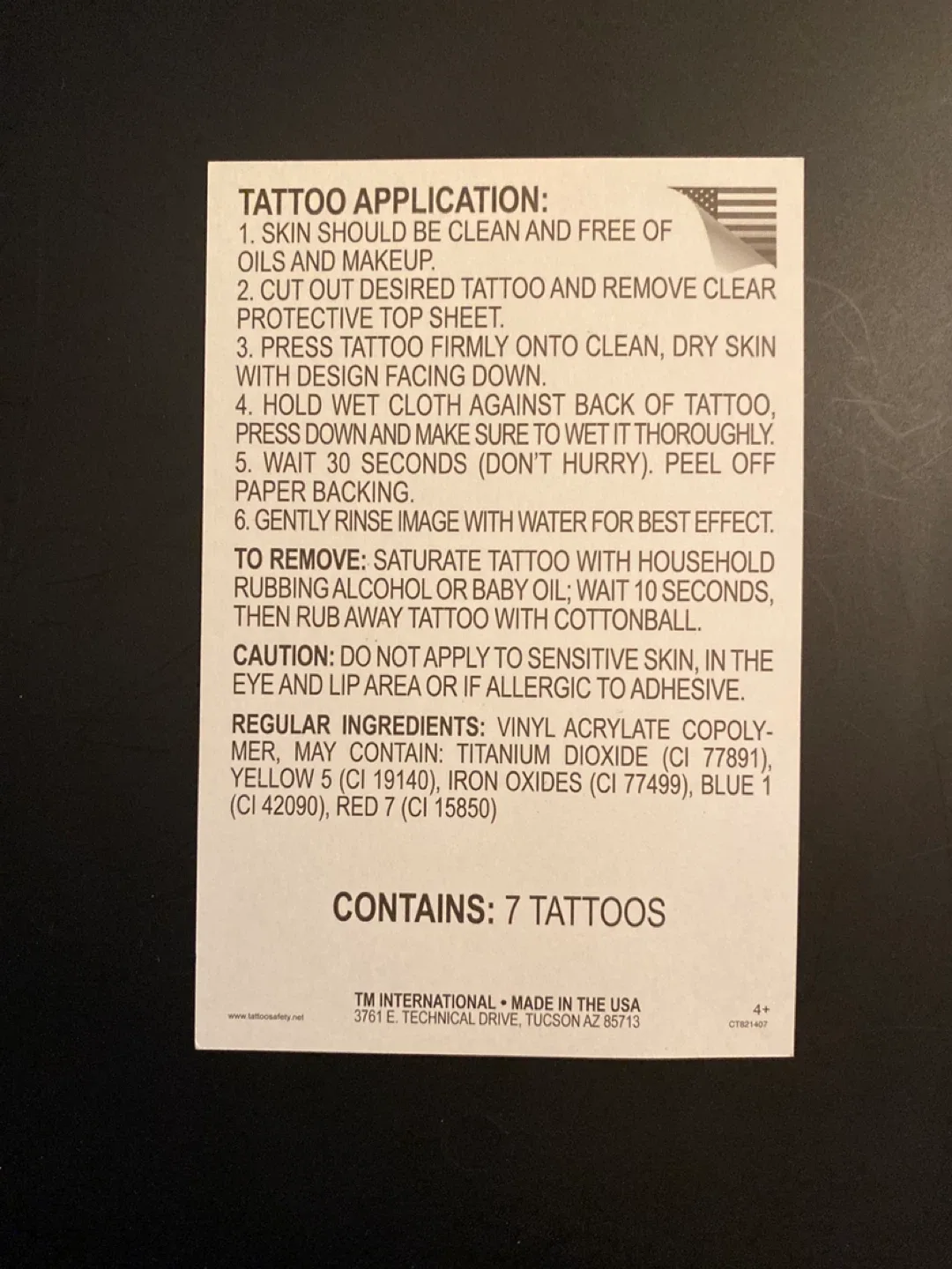 Allbirds Temporary Tattoos - 7 Tattoos 🧡 image indicator(2)