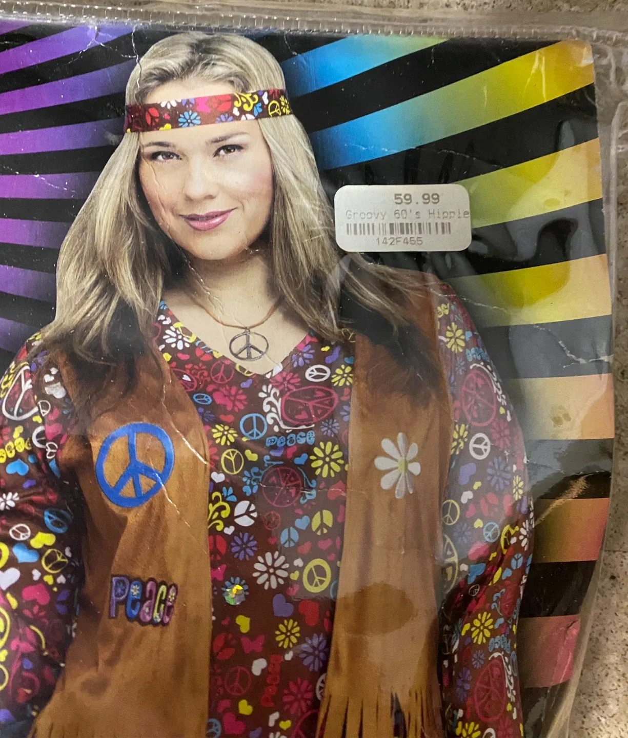 Groovy Go Go's Hippie Costume XL image indicator(2)
