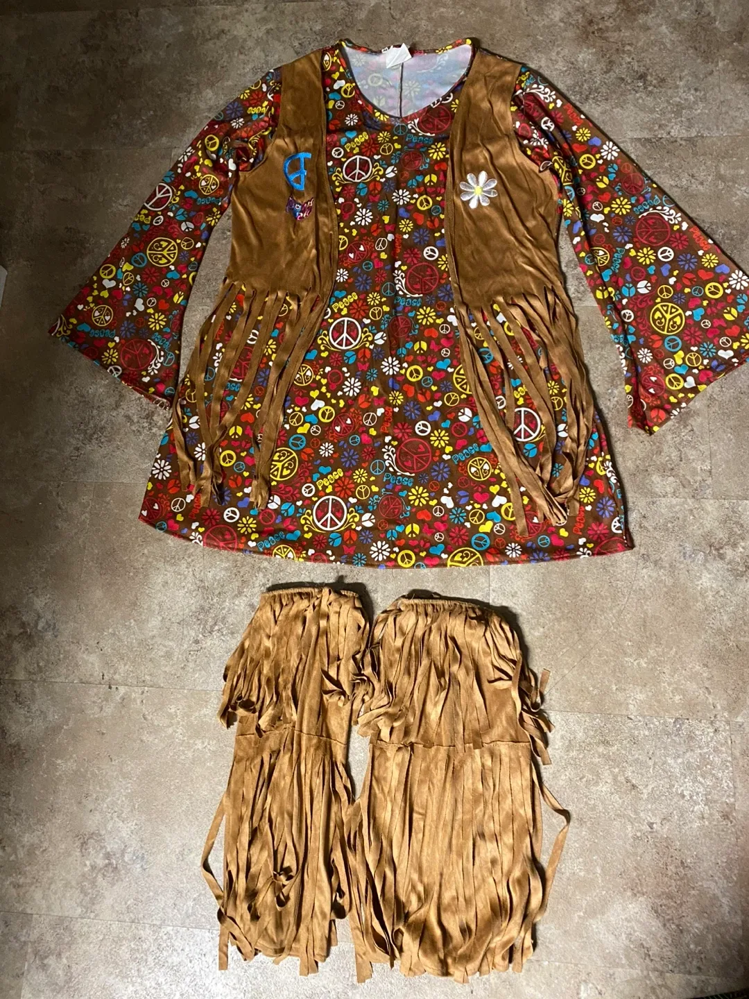 Groovy Go Go's Hippie Costume XL image indicator(3)