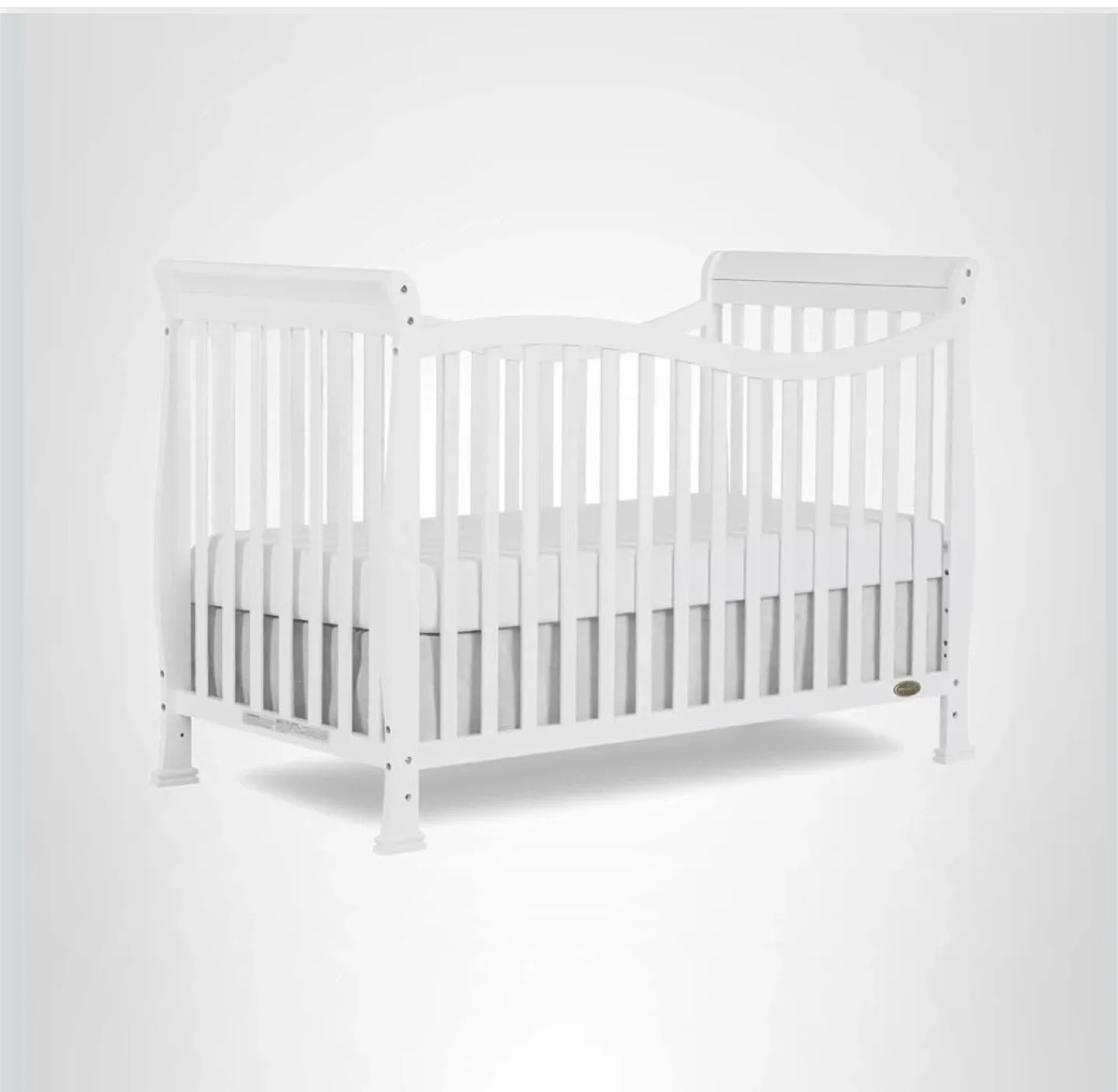 Convertible Baby Crib + Toddler Rail thumbnail