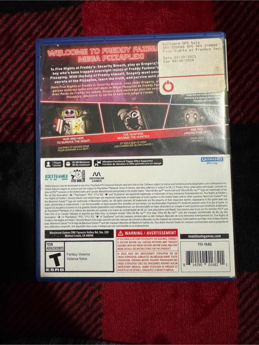 Five Nights at Freddy's: Security Breach PS5 - photo 2